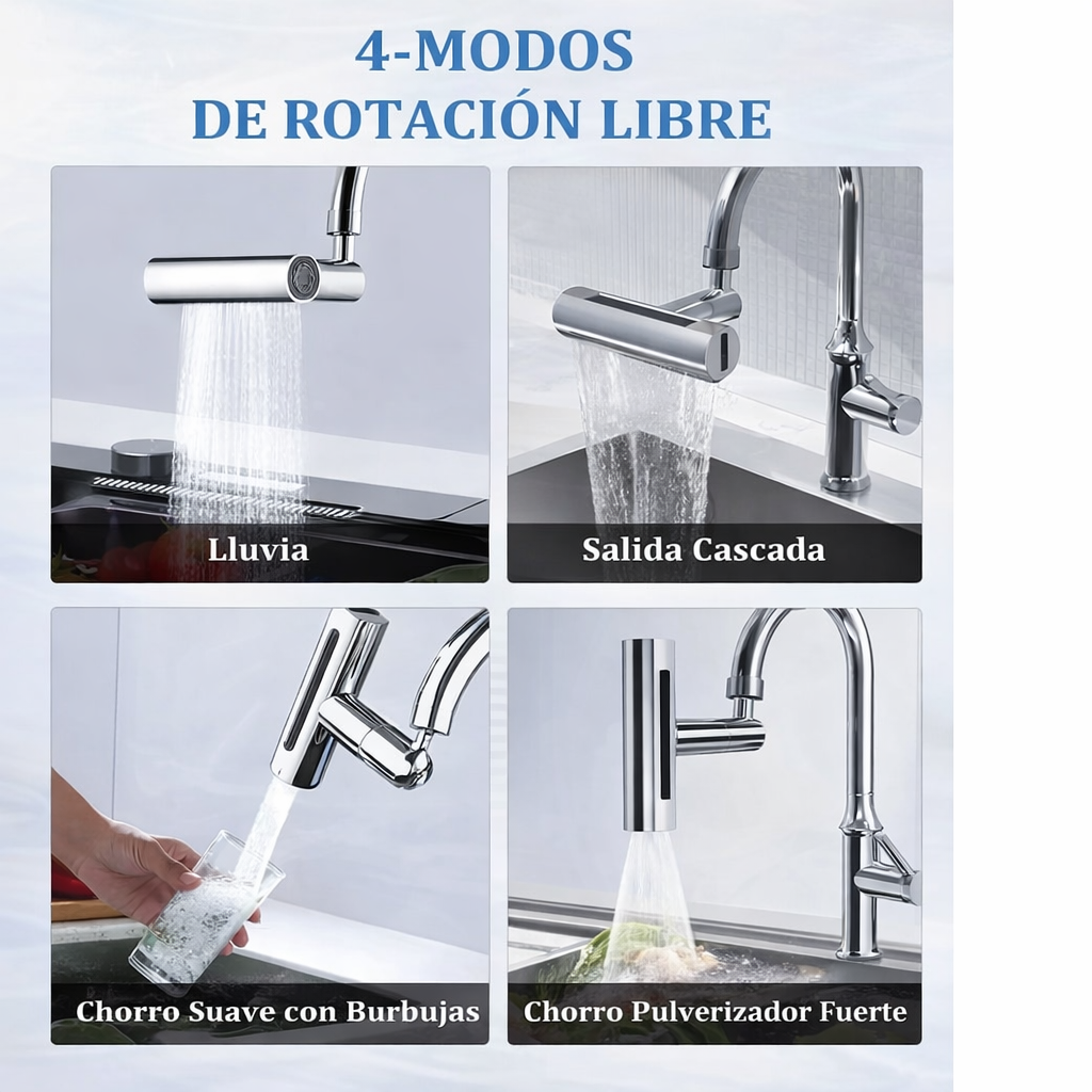 Grifo Extensor 360° 4 en 1