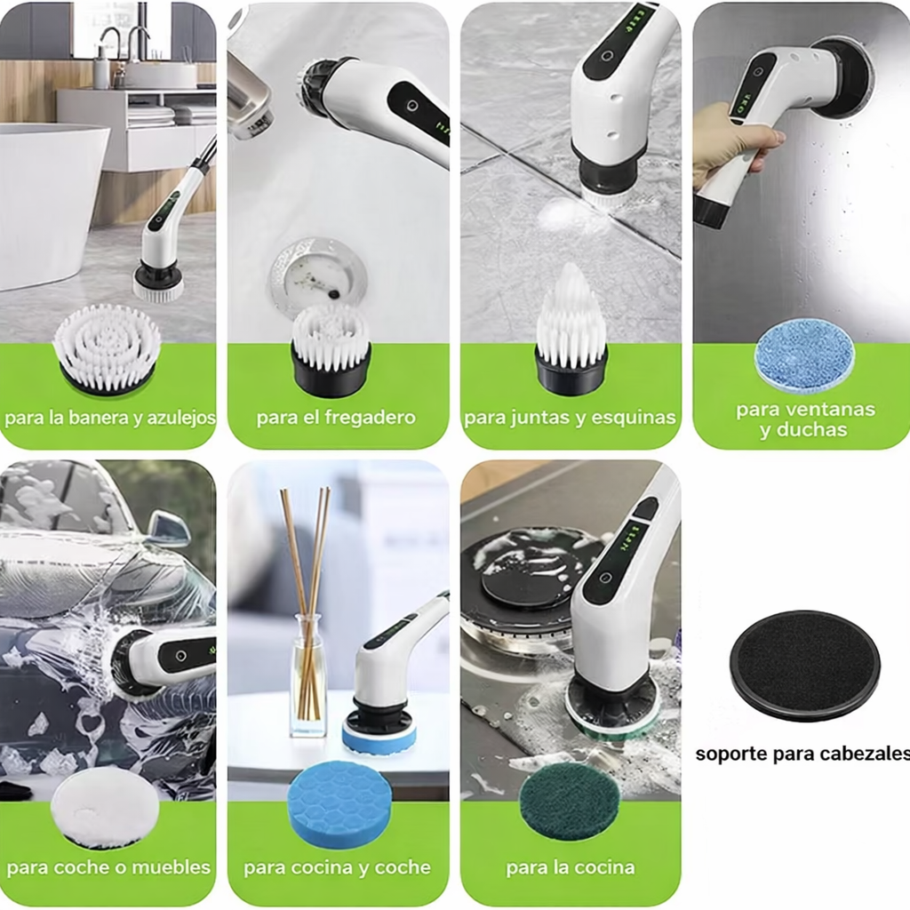 Cepillo Eléctrico de Limpieza 7 en 1