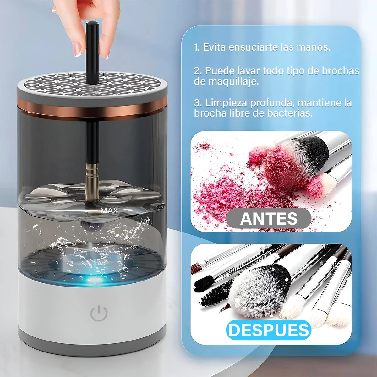 Limpiador de Brochas Eléctrico
