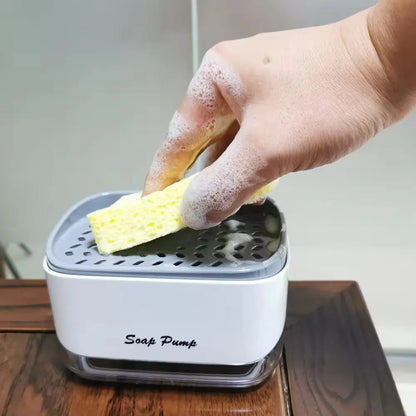 Dispensador de Jabón con Esponja
