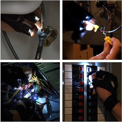 Guantes LED Manos Libres Multipropósito