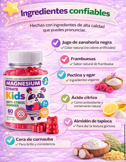 Gomitas Magnesio Para Niños