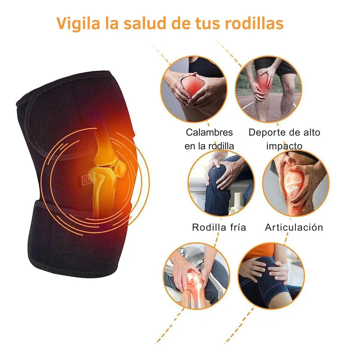 Rodillera Térmica USB