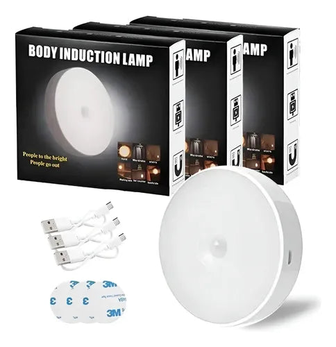 Kit x3 Lámparas LED con Sensor de Movimiento