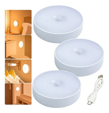 Kit x3 Lámparas LED con Sensor de Movimiento