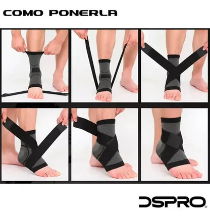 Tobillera de Compresión Ajustable